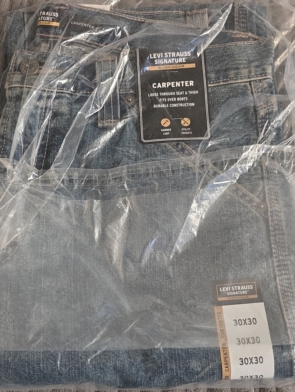 Levi's Signature Carpenter Jeans - Denim Blue